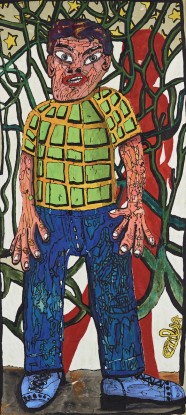 Robert Combas, L'Homme Crispée, 1983